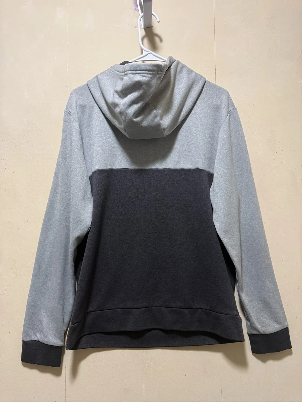 The North Face Men's Two-Tone Gray & Black Hoodie Sz M